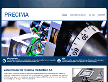 Tablet Screenshot of precima.se